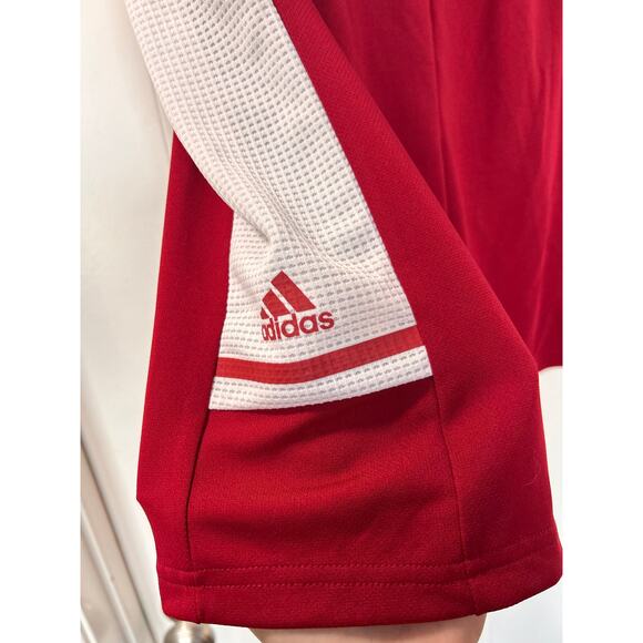 NWT Adidas Boys Indiana University‎ Basketball Shorts Red White SZ Large (14/16) - Picture 4 of 11
